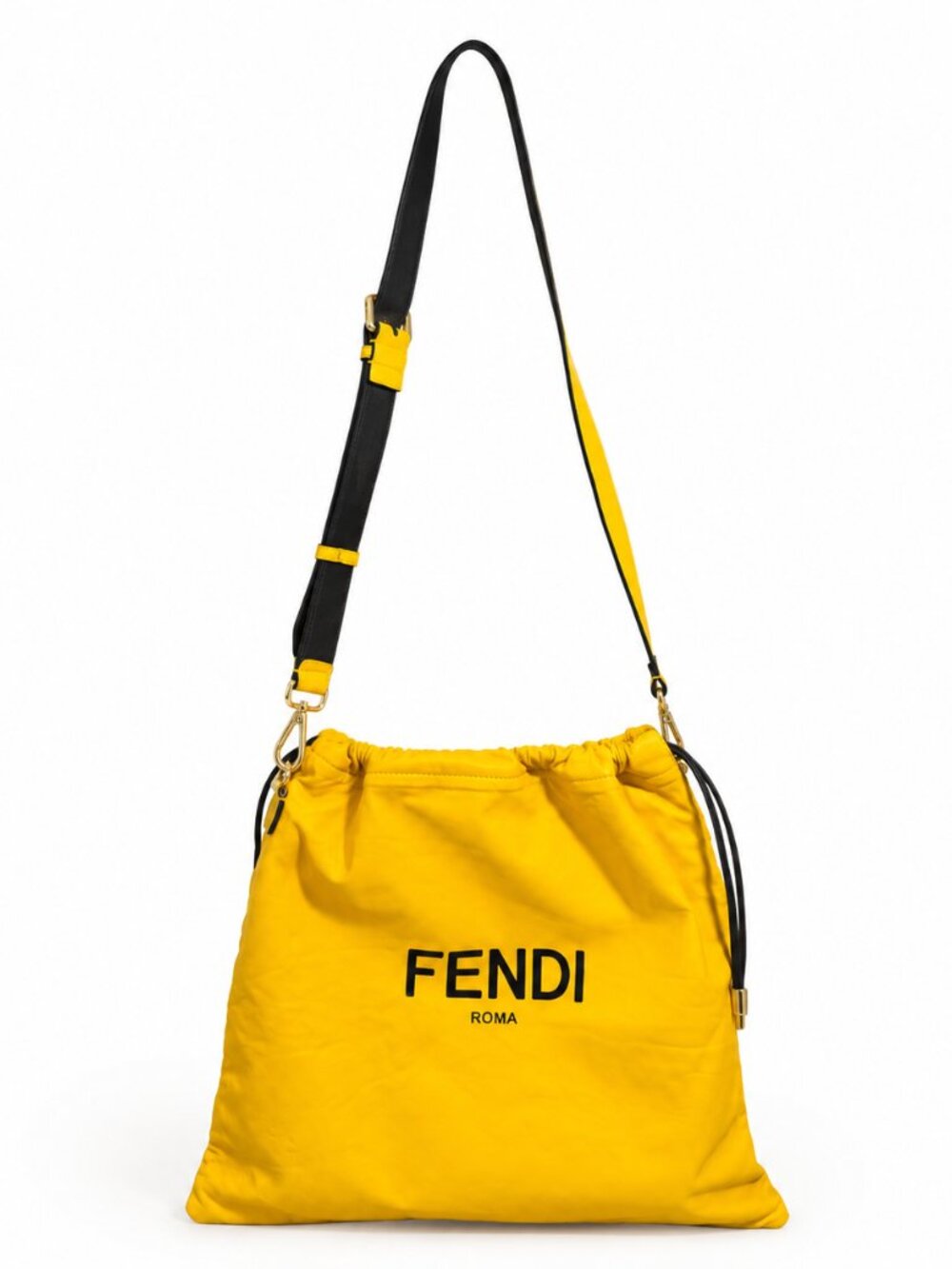 FENDI Roma Slim Clutch Drawstring Bag - Picture 3 of 12